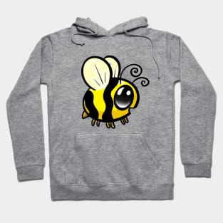 Little Bumble Bee Cartoon Illustration Hoodie